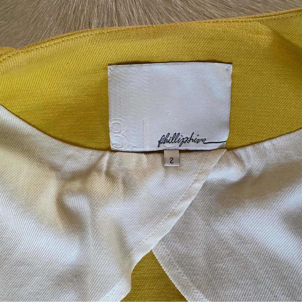 Beautiful 3.1 Phillip Lim Yellow Ladies Style Jacket Size 2 - Like New - Picture 2 of 8